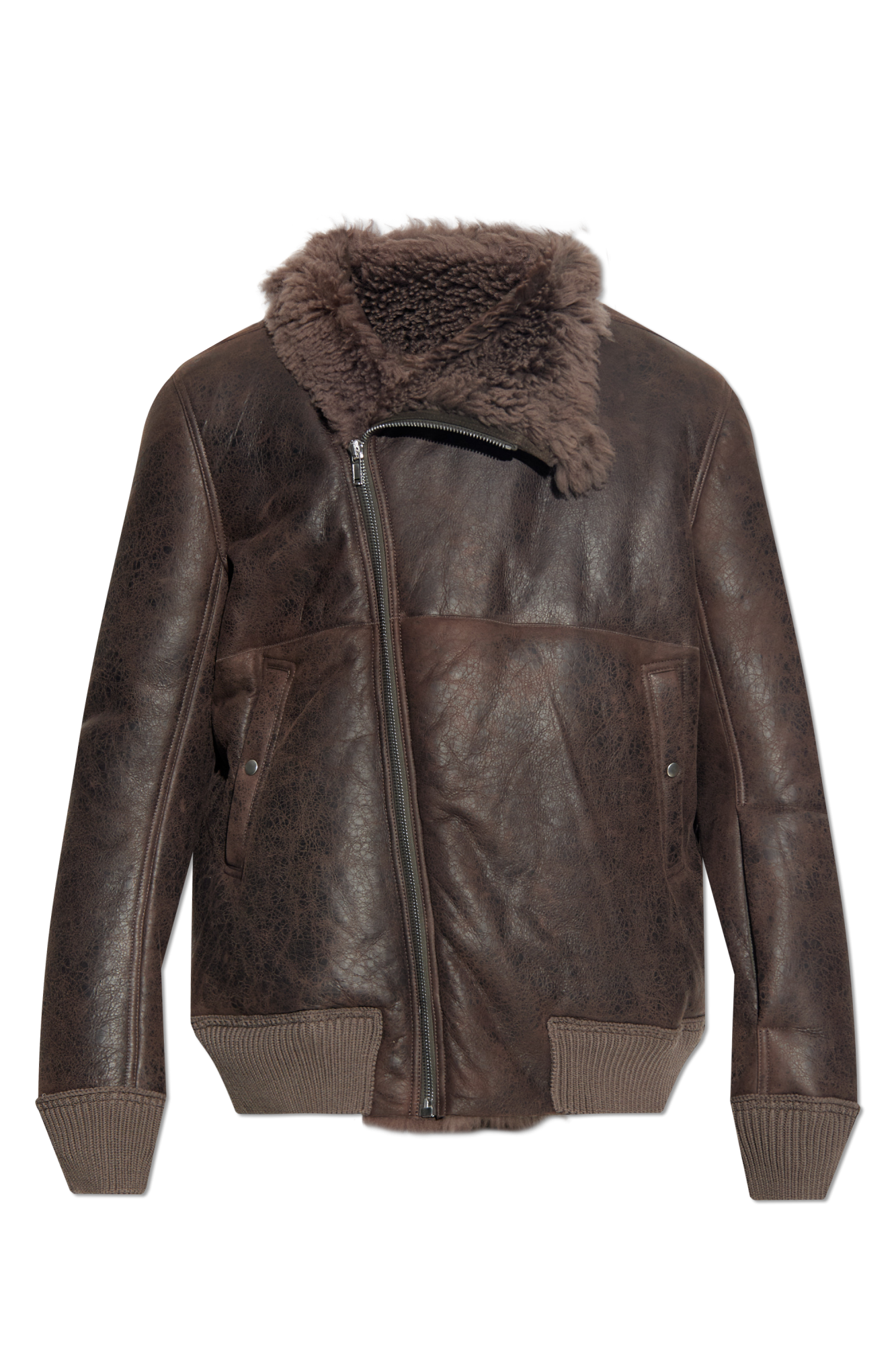 Rick Owens Sheepskin coat 